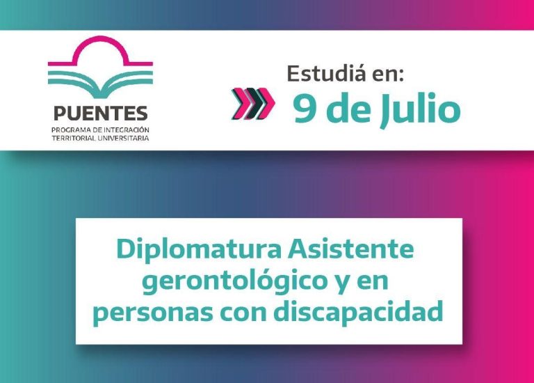 Inscripción para «Diplomatura de asistente gerontológico»