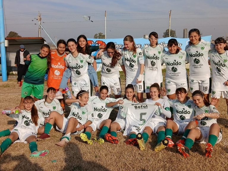 Delfina Zárate campeona con la Sub 15 de Sarmiento de Junín