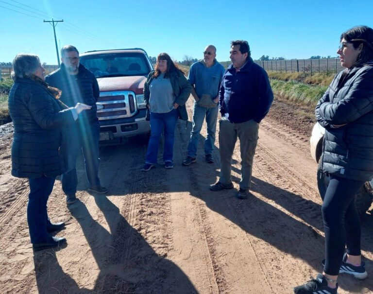 Situación hídrica: recorrida con productores en Facundo Quiroga