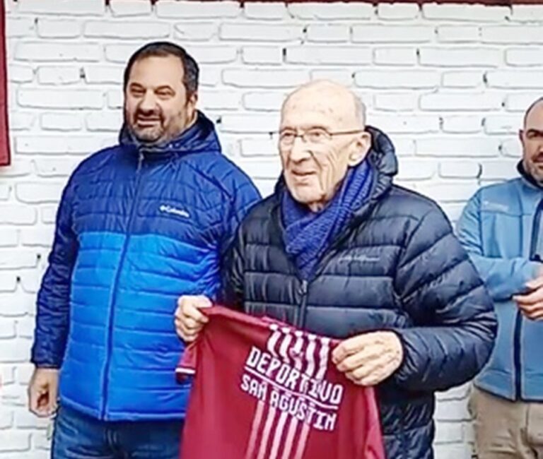 El Club Deportivo “San Agustín” homenajeó a uno de sus fundadores