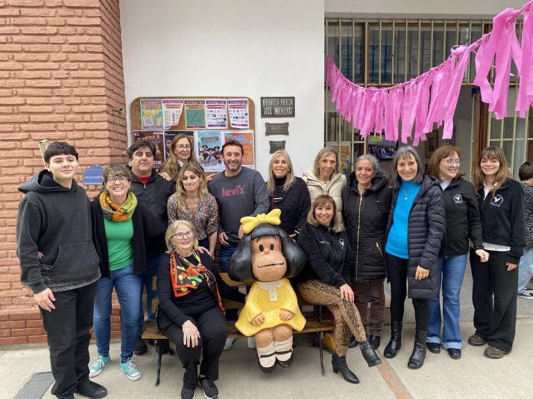 Exitoso cierre de vacaciones: llegó «Mafalda» a la Biblioteca Ingenieros