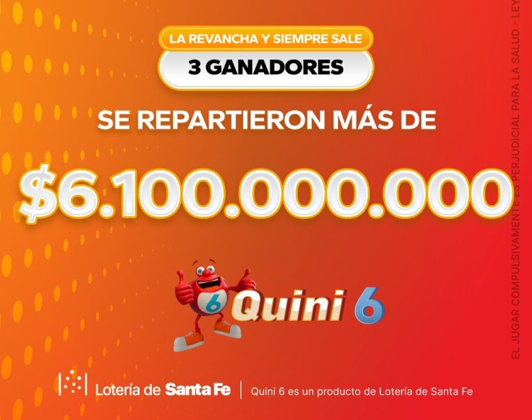 Quini 6: una boleta millonaria se vendió en 9 de Julio