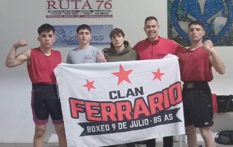 Boxeo: el «Clan Ferrario» presente en Darregueira
