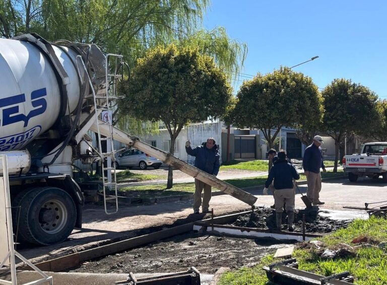 Reparación de pavimento en las calles de la Ciudad
