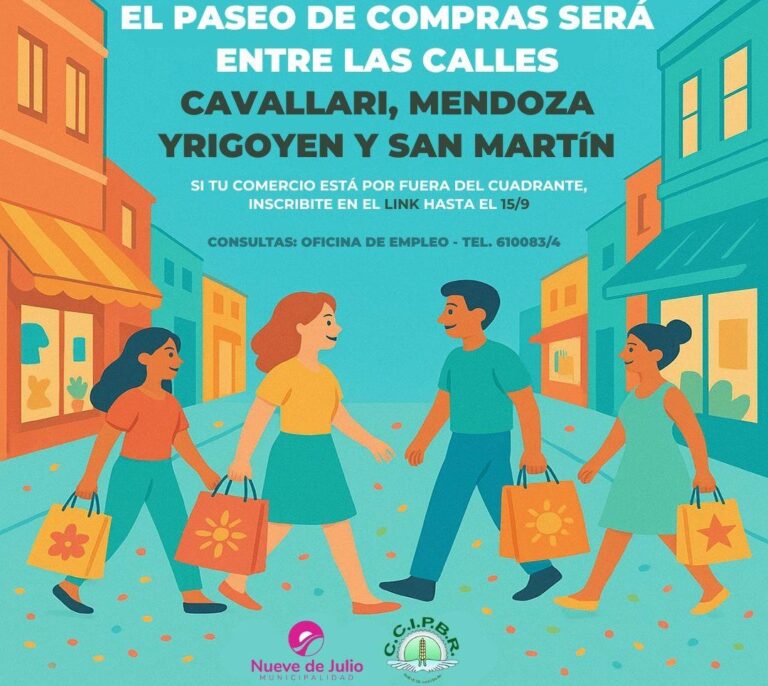 Está confirmado el Paseo de Compras a Cielo Abierto