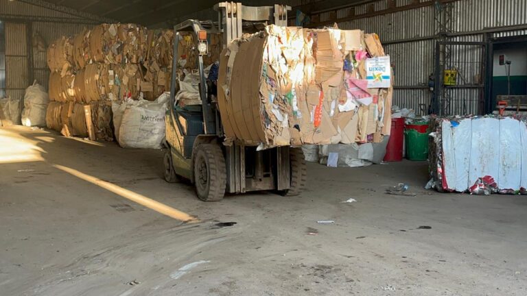 Récord de materiales reciclados: más de 80 mil kg