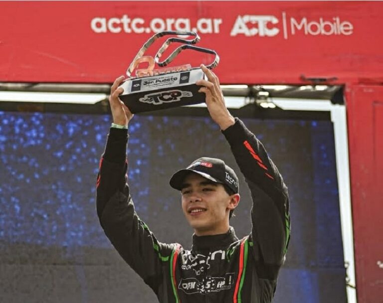 Bautista Damiani hizo podio en el TC Pista