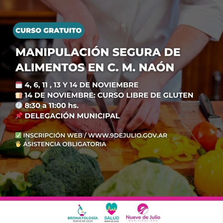 Curso de Manipulación de Alimentos en Naón