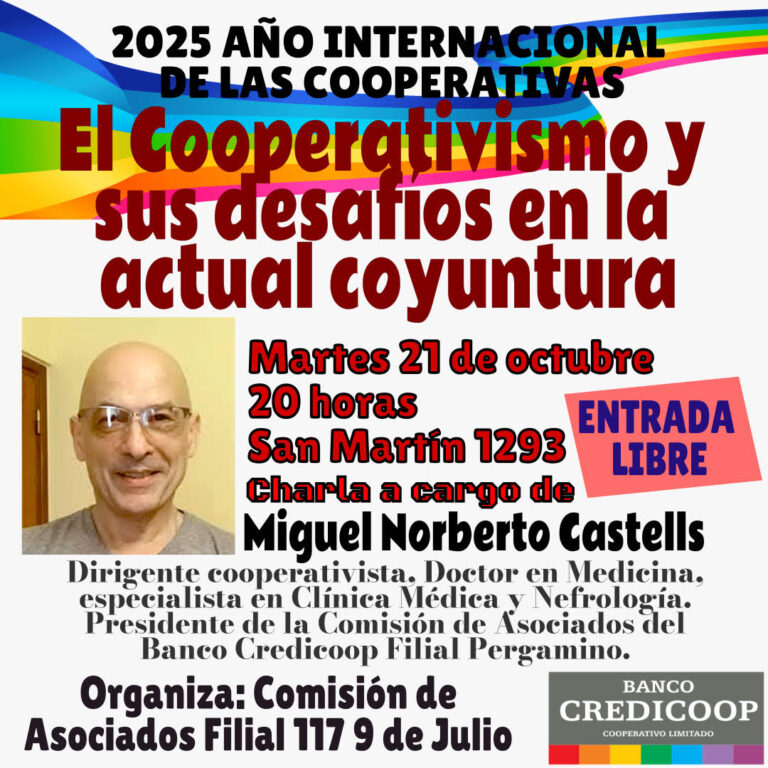 «El Cooperativismo y sus desafíos en la actual coyuntura»