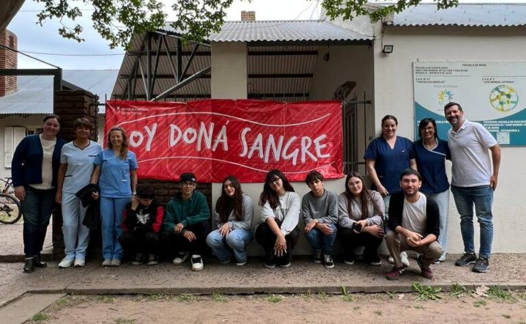 Valioso aporte de las escuelas en las colectas de sangre