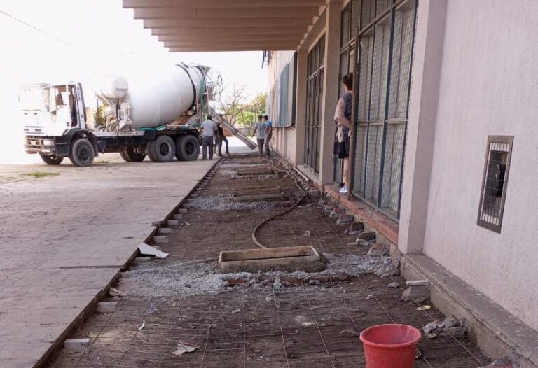 Se realiza la obra en la Escuela Normal Superior