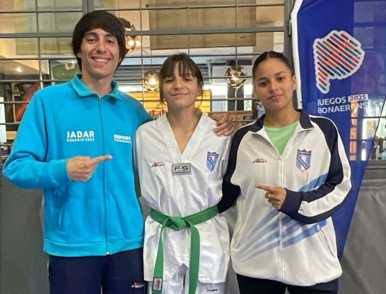 Mia Moyano, sumó una medalla en Taewkondo