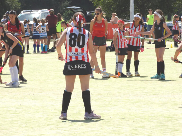 Encuentro de Mini hockey en 9 de Julio
