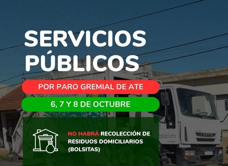 Por paro de ATE: recolección restringida