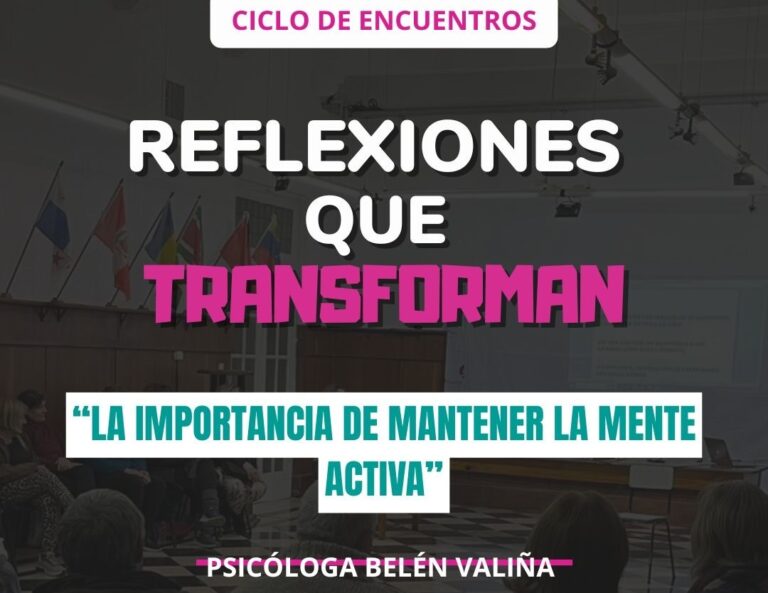 Adultos Mayores: hoy encuentro, cómo mantener la mente activa