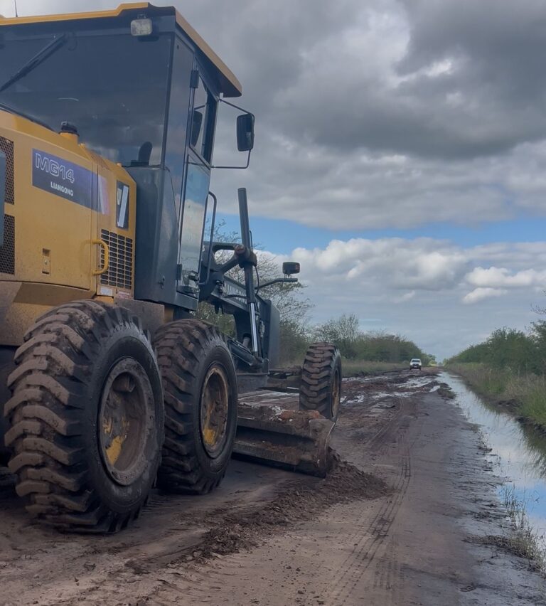 Intensos trabajos en el camino Dudignac – Morea