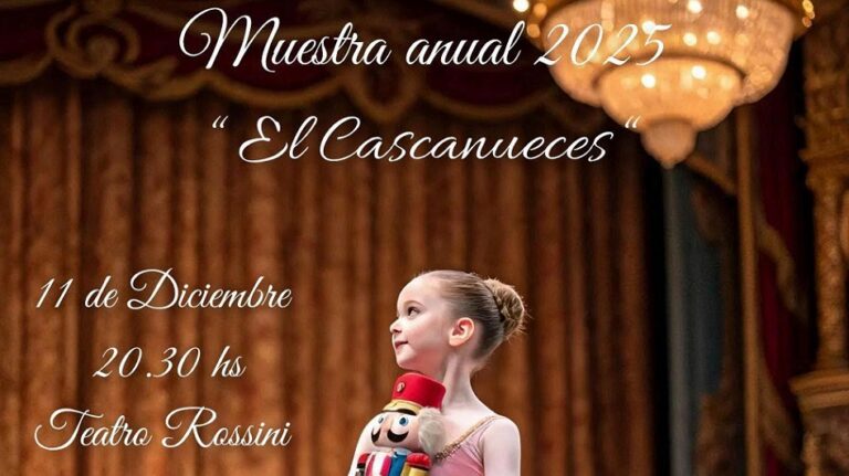 Estudio de Danzas Lucía/Inés: «El Cascanueces», jueves 11 en el Rossini