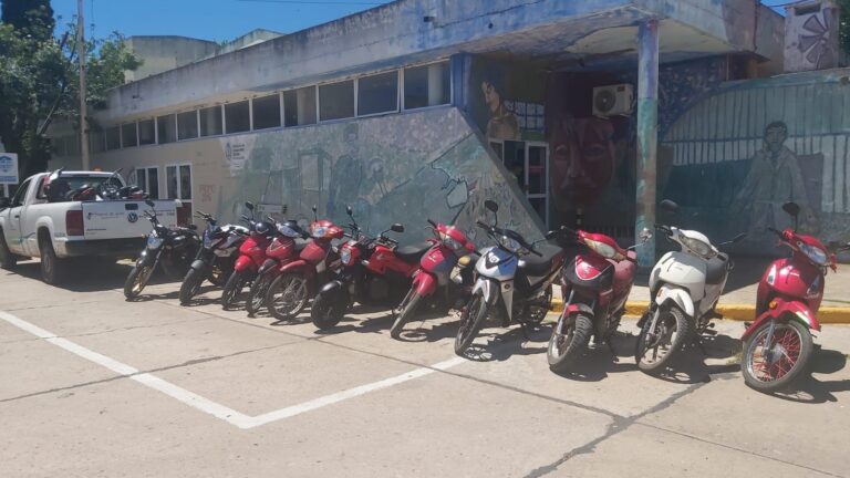Secuestraron 13 motos, por no uso del casco