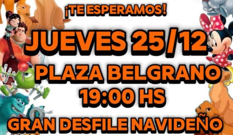 Se viene el Gran Desfile Navideño