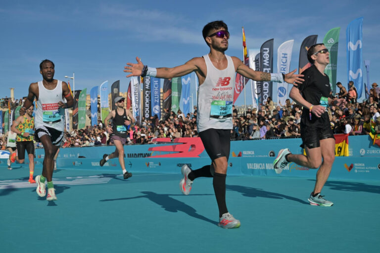 Damián Lorito representó a 9 de Julio en la Maratón de Valencia