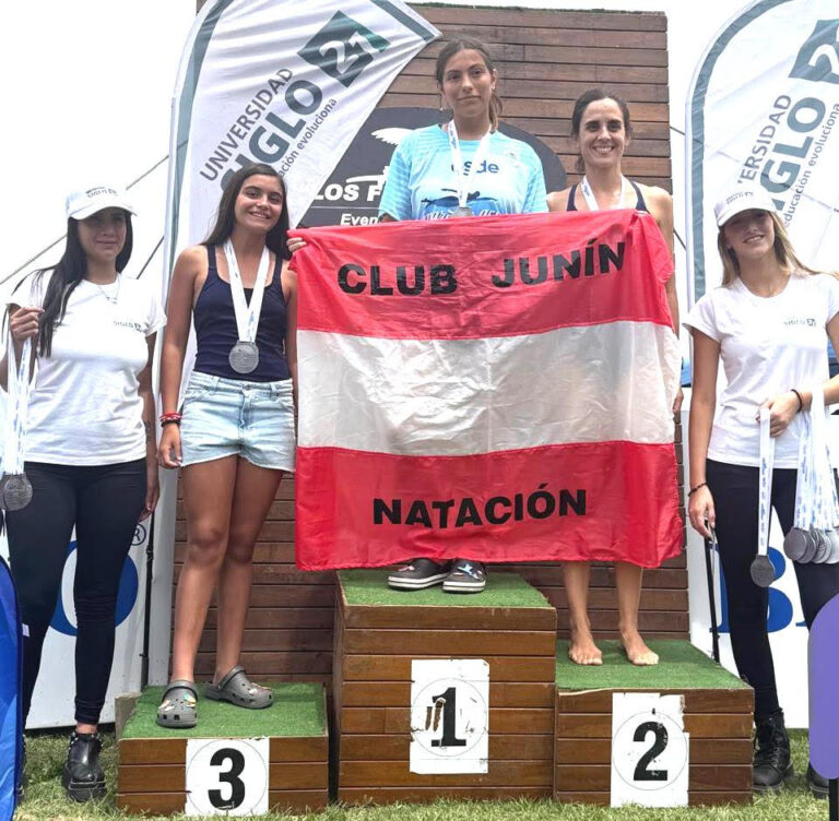 Nadadora de 9 de Julio segunda en la Maratón Acuática de Junín