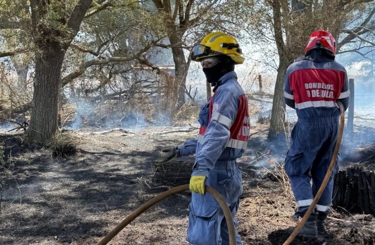 Bomberos: cuatro salidas en simultáneo