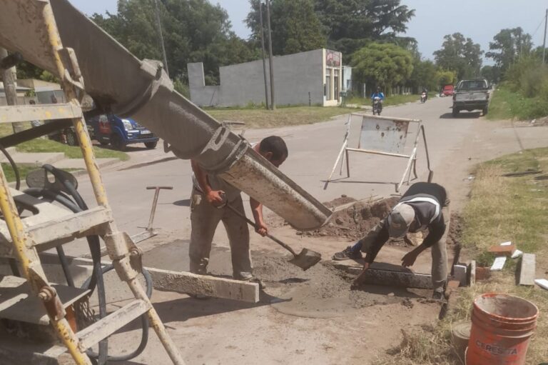 Arreglo de calles en la ciudad de 9 de Julio