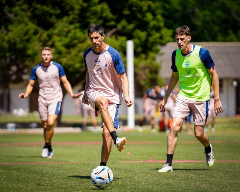 Pretemporada de Gimnasia, con Nacho Fernández