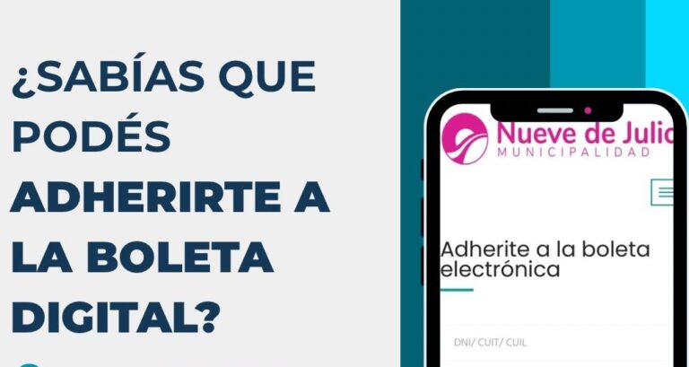 Tasas municipales: promueven adhesión a la boleta digital