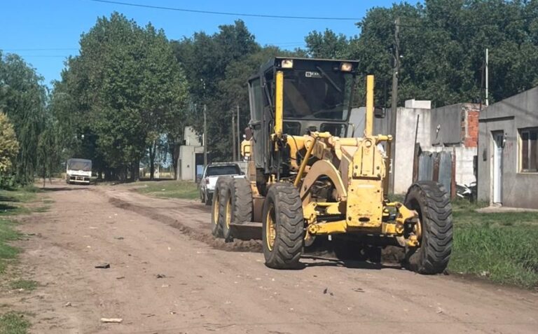 Obras por mantenimiento calles de 9 de Julio