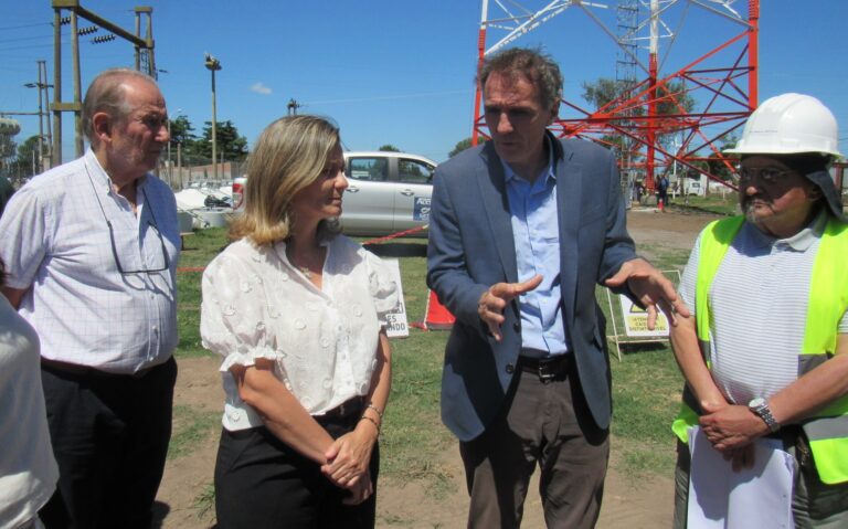 Recorrida por la obra de la nueva Estación Transformadora