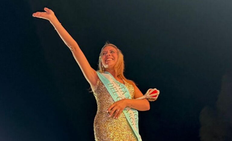 Florencia González representó a AFAPDI en la Fiesta del Girasol