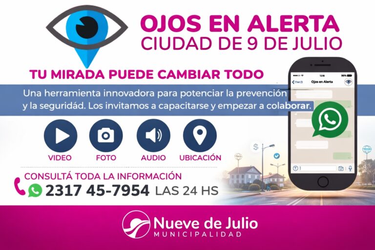 Más vecinos se suman a “Ojos en Alerta”