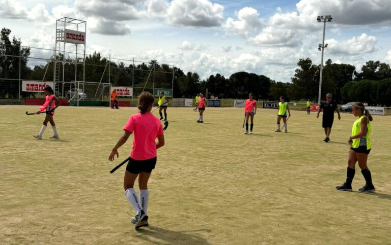 Hockey: las pre selecciones entrenaron en 9 de Julio