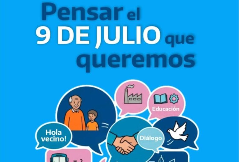Invitan a encuentro: «Pensar el 9 de Julio que queremos».