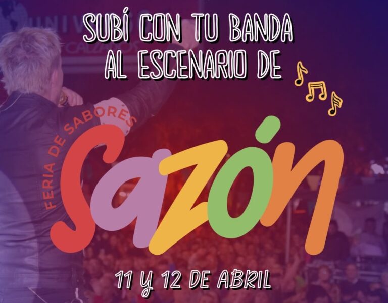 «Sazón»: hoy vence la inscripción de las bandas