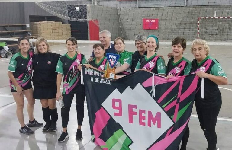 Newcom: 9 Fem campeón provincial +60 en Tandil