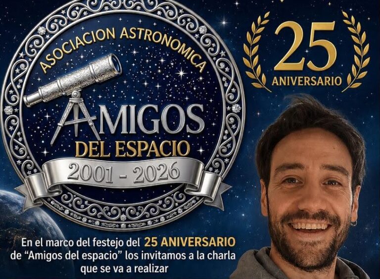 “Amigos del Espacio” invita a charla del astrónomo Tomás Hough