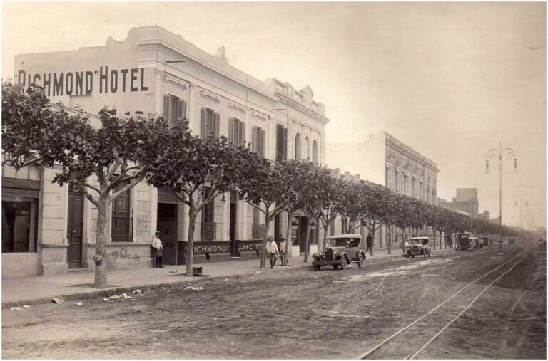 Una avenida, dos épocas