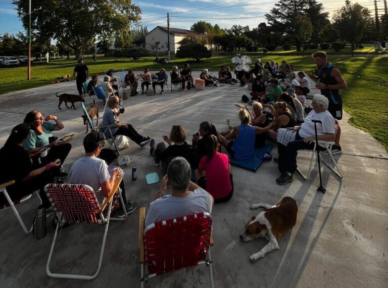 En El Provincial se realizó un encuentro de actividades aeróbicas