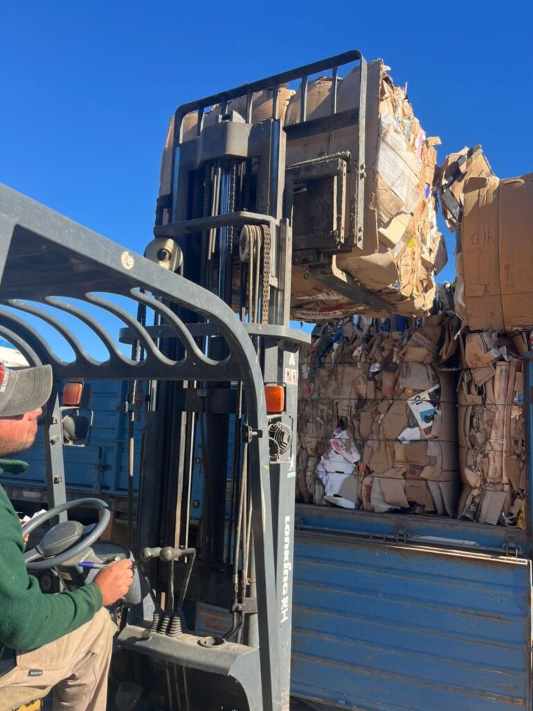 Materiales recuperados: 14.000 kg