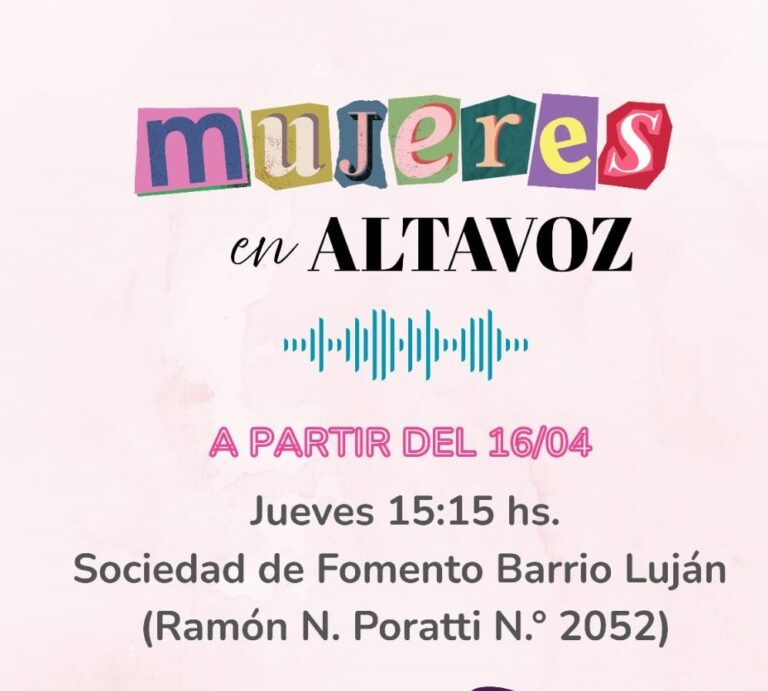 Invitan a un nuevo espacio de encuentro para mujeres