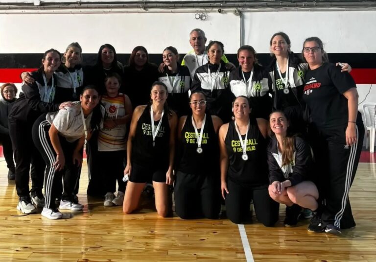 Cestoball: el CEF de 9 de Julio subcampeón del Nacional