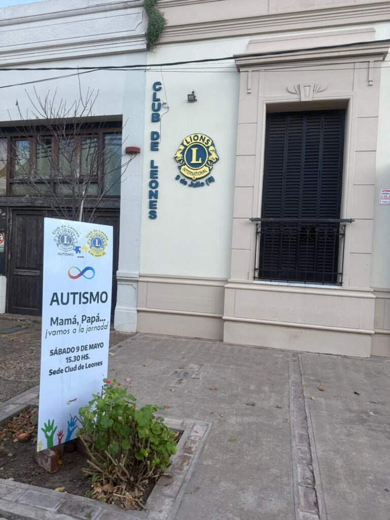 Autismo y comunidad: el Club de Leones 9 de Julio este sábado encuentro abierto