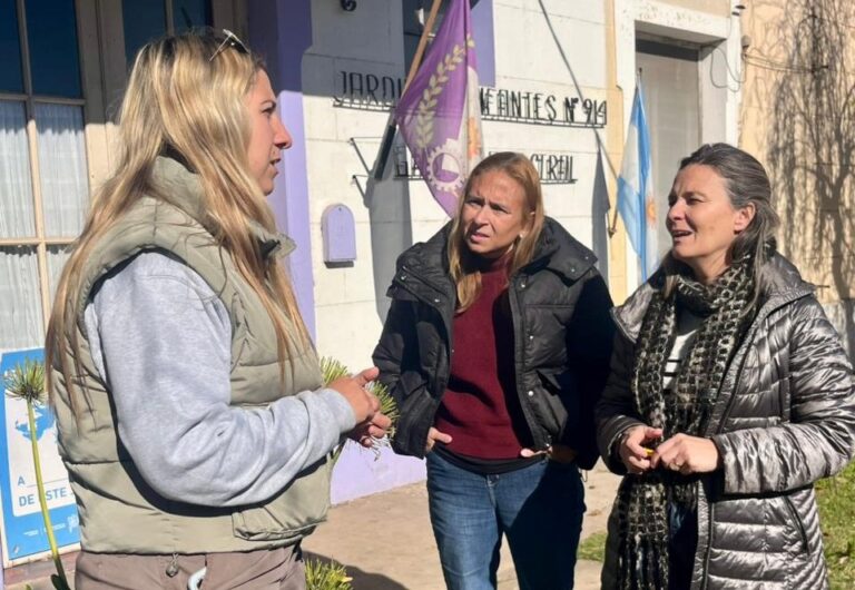 Gentile recorrió las localidades de El Provincial, Norumbega y 12 de Octubre