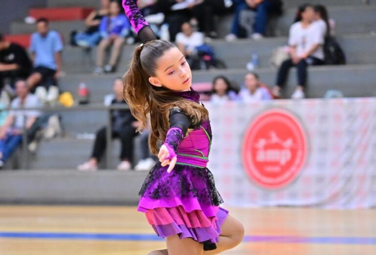 Patinadoras de El Fortín en el Torneo Nacional en Posadas