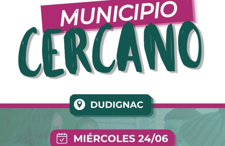 Dudignac recibirá este miércoles 24 a “Municipio Cercano”