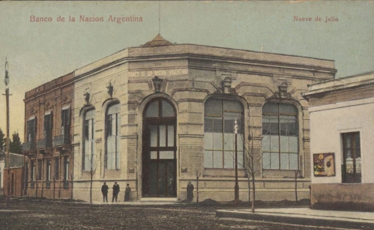 La sucursal del BNA de 9 de Julio, un edificio que fue orgullo de 9 de Julio