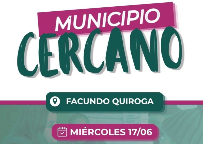 “Municipio Cercano” pasa por Quiroga
