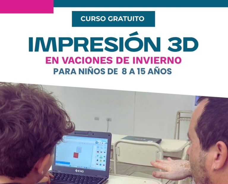 Curso gratuito de Impresión 3D: tecnología y creatividad para los más chicos